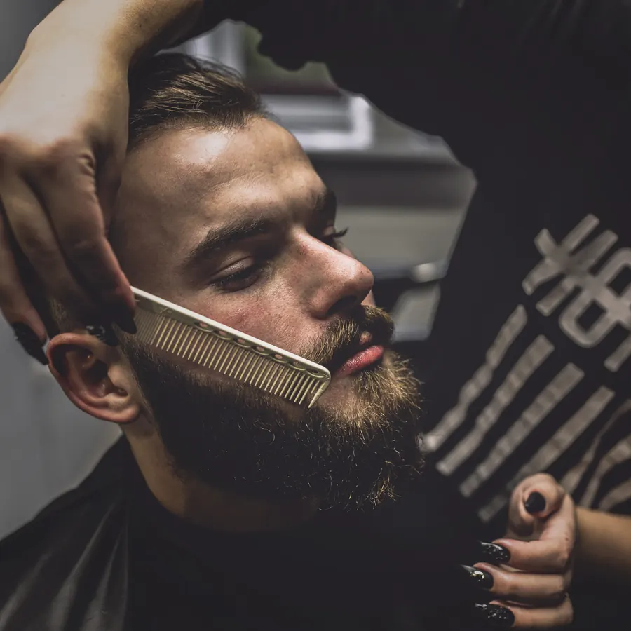 Peinado de barba